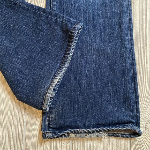 Paige Pico Bootcut Jeans Womens 30 x 30 Med Wash Sretch Made in USA Flap Pockets - Picture 6 of 12